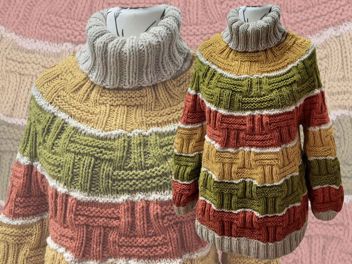 KAL Kuscheliger Rundpasse Oversize Pullover Sylt