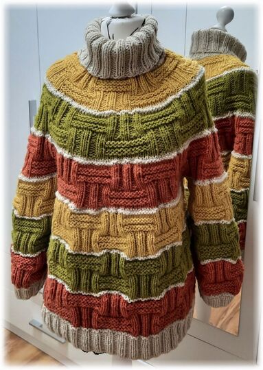 KAL Kuscheliger Rundpasse Oversize Pullover Sylt