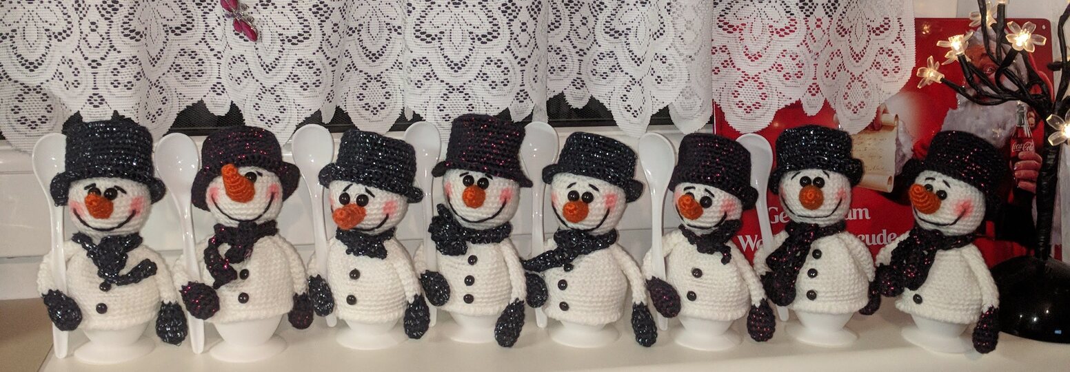 Eierwärmer Schneemann Jani