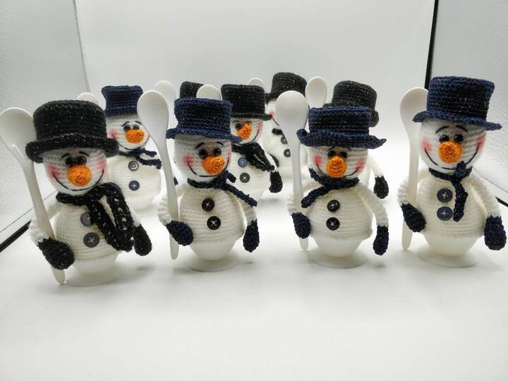 Eierwärmer Schneemann Jani