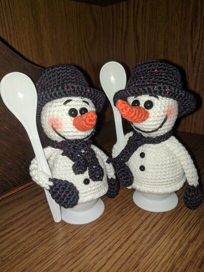 Eierwärmer Schneemann Jani