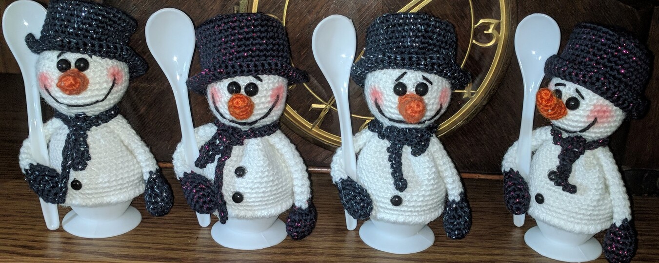 Eierwärmer Schneemann Jani