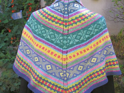 Strickanleitung Dreieckstuch "Fantasia"