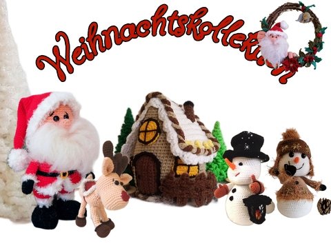 Sparset - Weihnachtskollektion. Häkelanleitung