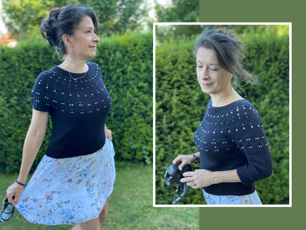 Rundpassenshirt GOLDMARIE - nahtlos - 2 Versionen - 8 Größen