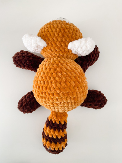 Häkelanleitung für den roten Panda Mochi