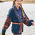 Jacke mit Jacquardmustern