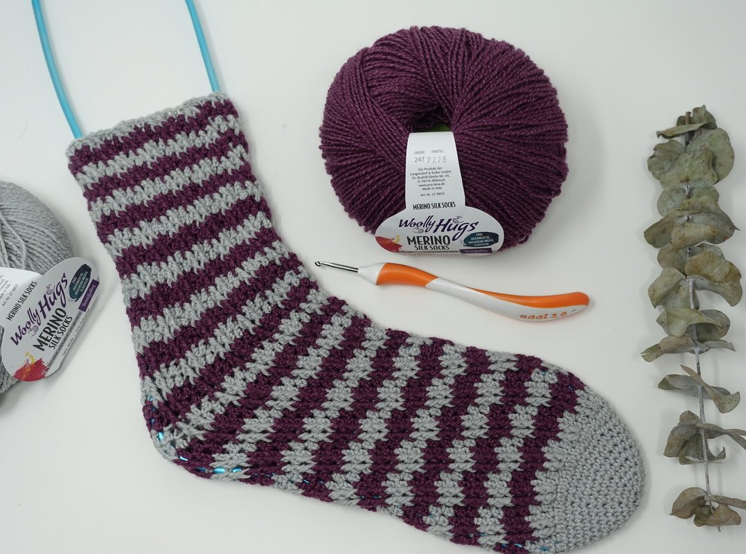 Spiralsocken Stripes - Häkeln EINFACH - Bild 2