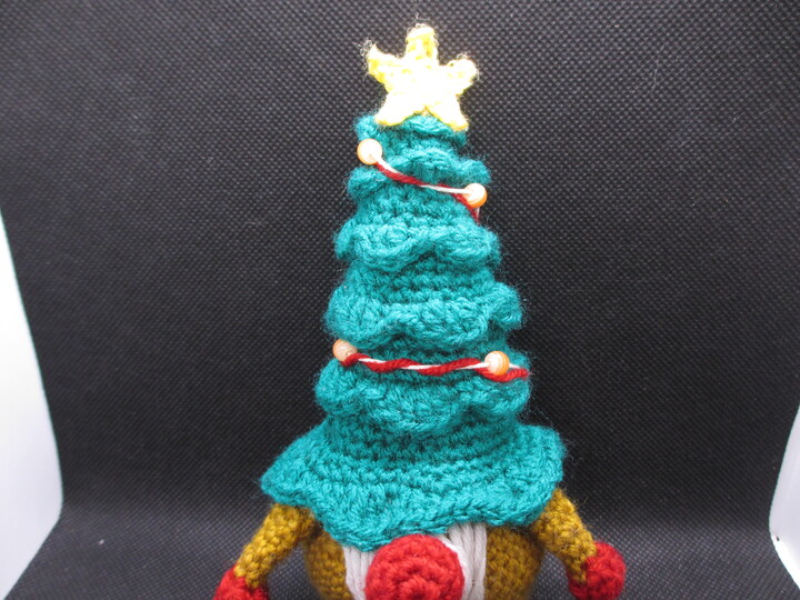 Winterwichtel Wintergnom mit Tannenhut, Weihnachtswichtel