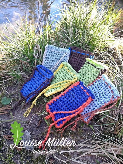 schönes, stabiles Seifensäckchen