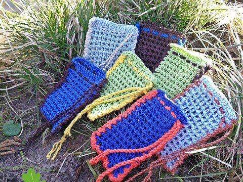 schönes, stabiles Seifensäckchen