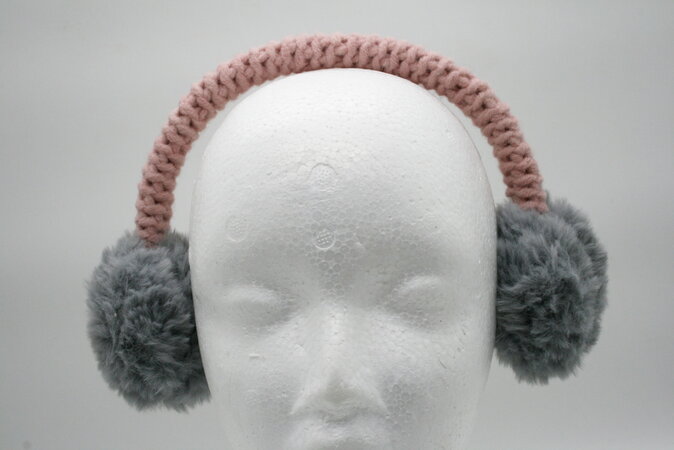 Earmuffs Winter Down Waterdichte en warme oorbeschermers Dames Pluche Oorbeschermers Oorwarmers Vouwen Warm Light Down EarMuffs Gehoorbedekking (Color : B