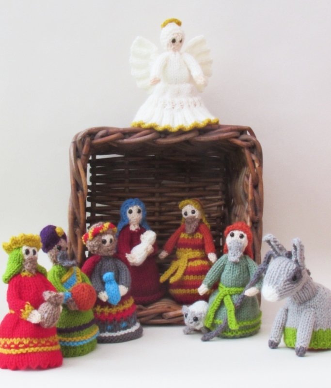 Terry’s Chocolate Orange Nativity Cosies Set Knitting Pattern