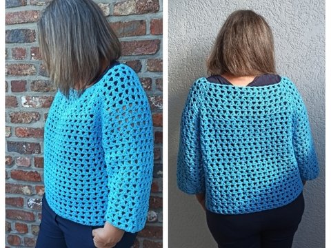 Häkelanleitung „zomer trui patroon steek“