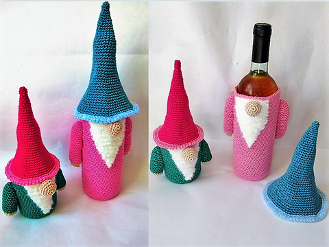 Häkelanleitung Flaschenwichtel