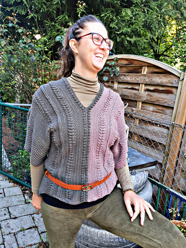 Häkelanleitung kuscheliger Damen Slipover "Fisch-Gretchen" - Bild 13