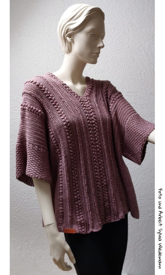 Häkelanleitung kuscheliger Damen Slipover 