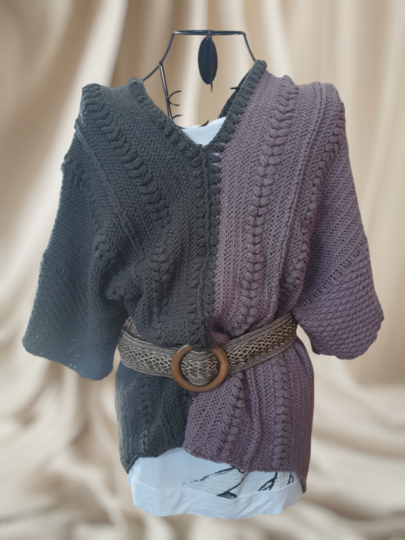 Häkelanleitung kuscheliger Damen Slipover 