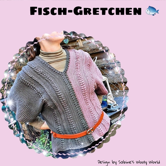 Häkelanleitung kuscheliger Damen Slipover 