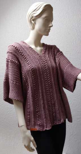 Häkelanleitung kuscheliger Damen Slipover 