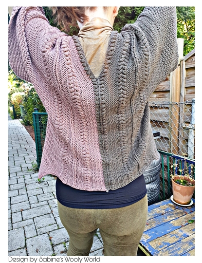 Häkelanleitung kuscheliger Damen Slipover 