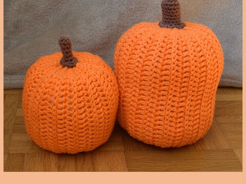 Häkelanleitung • Kürbispaar • Herbstdeko