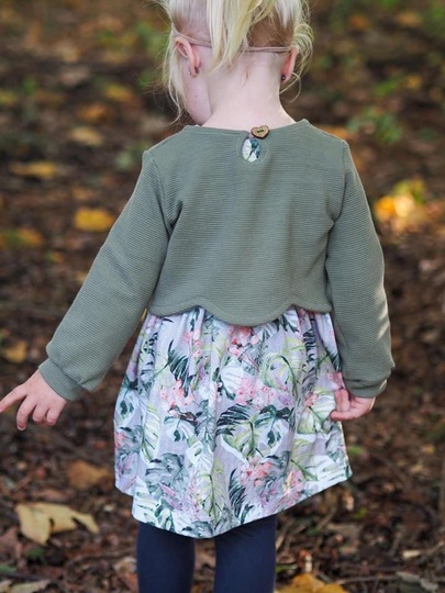 Curved Crop Top inkl. Unterkleid Beamer Version Gr. 86 - 164