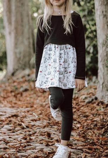 Curved Crop Top inkl. Unterkleid Beamer Version Gr. 86 - 164