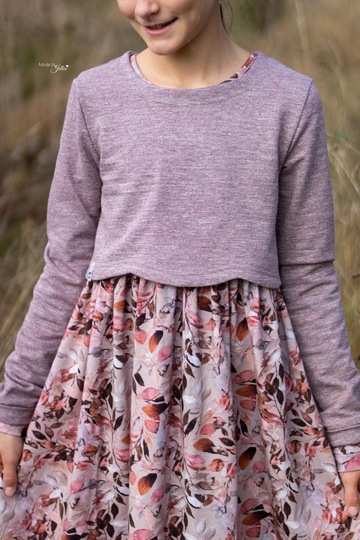 Curved Crop Top inkl. Unterkleid Beamer Version Gr. 86 - 164