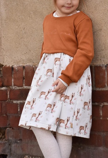 Curved Crop Top inkl. Unterkleid Beamer Version Gr. 86 - 164