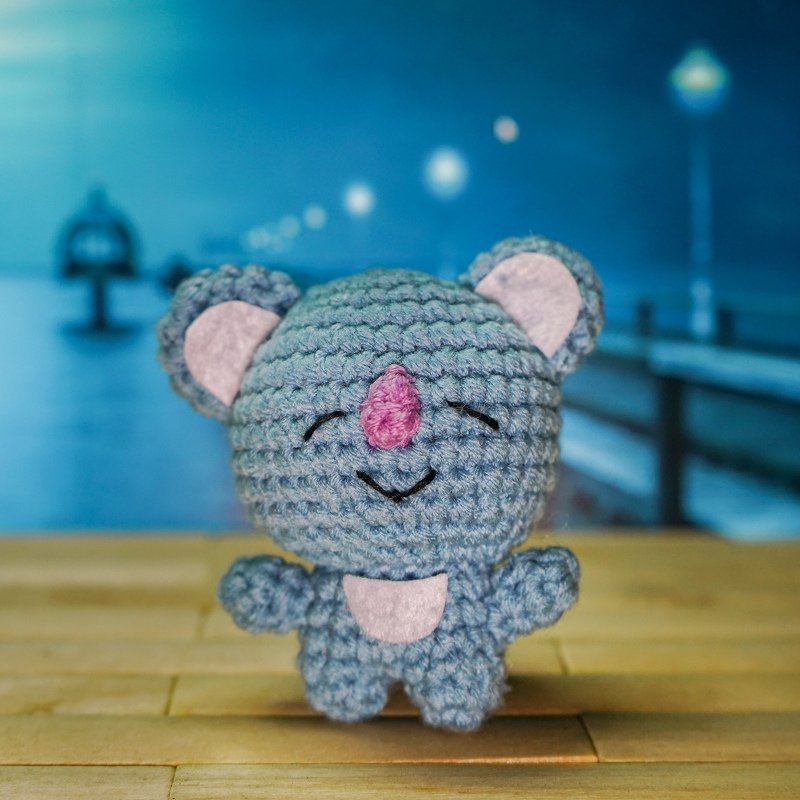 BLUE BEAR Keychain - English PDF pattern - Image 3