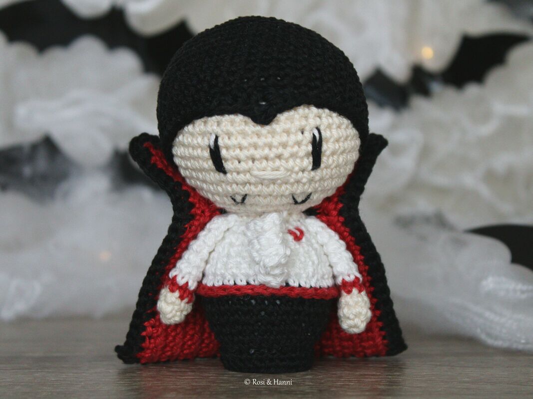 Häkelanleitung Mr Dracula - Vampir