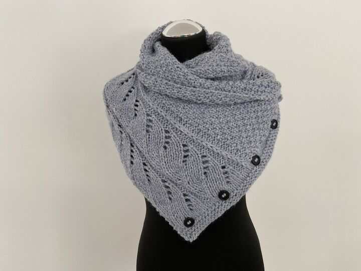 Strickanleitung - Kragenschal "Vetur"