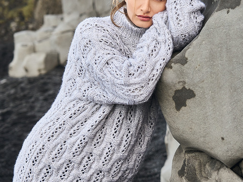 Pulli im Struktur-Lochmuster