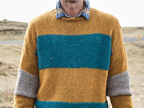 Gestreifter Herrenpulli