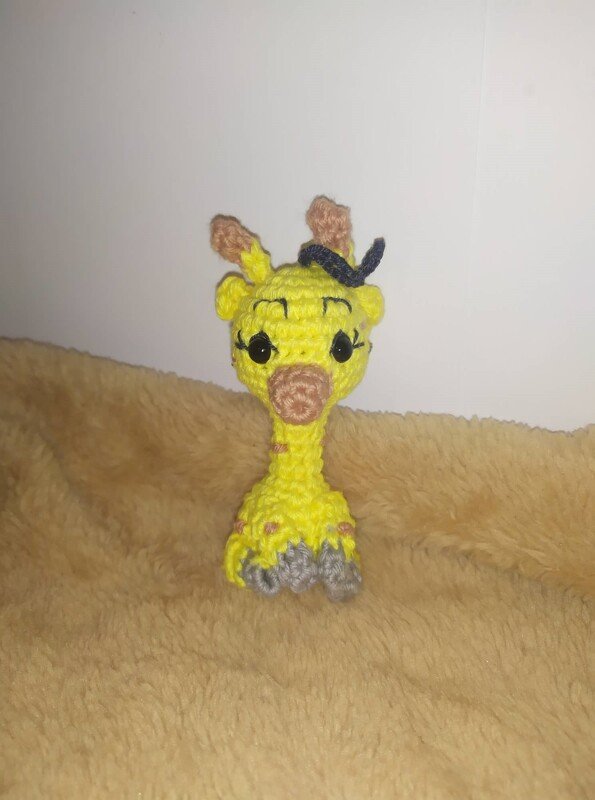 Häkelanleitung - Giraffe Gisela