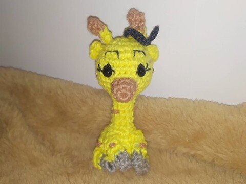 Häkelanleitung - Giraffe Gisela