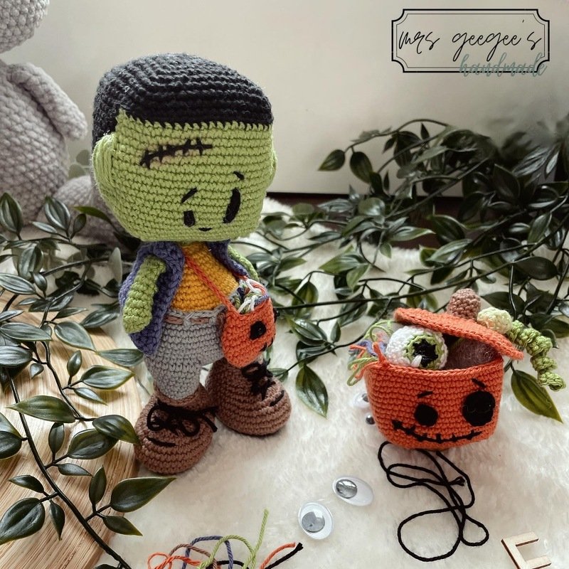 Crochet Pattern - Monsterboy Frankengeegee PDF English - Image 3