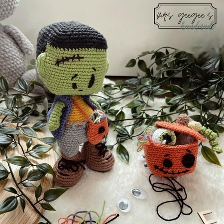 Crochet Pattern - Monsterboy Frankengeegee PDF English