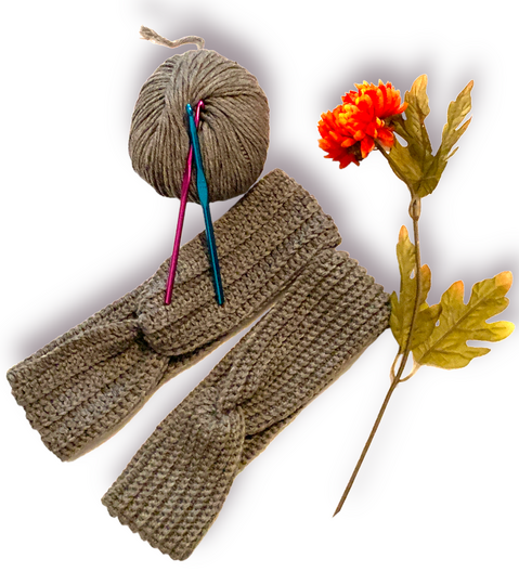 Häkelanleitung 3er Set Stirnbänder "Damasios"