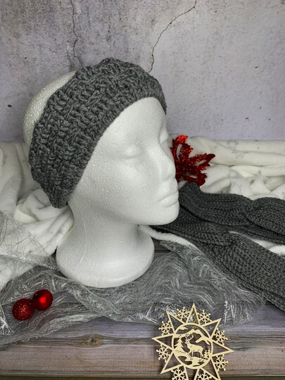 Häkelanleitung 3er Set Stirnbänder "Damasios"