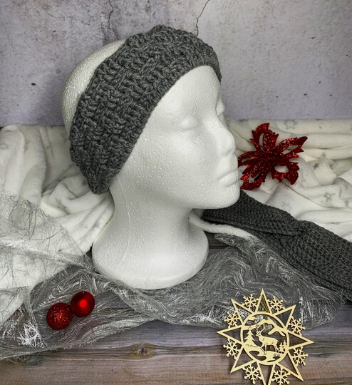 Häkelanleitung 3er Set Stirnbänder "Damasios"