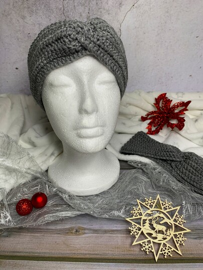 Häkelanleitung 3er Set Stirnbänder "Damasios"