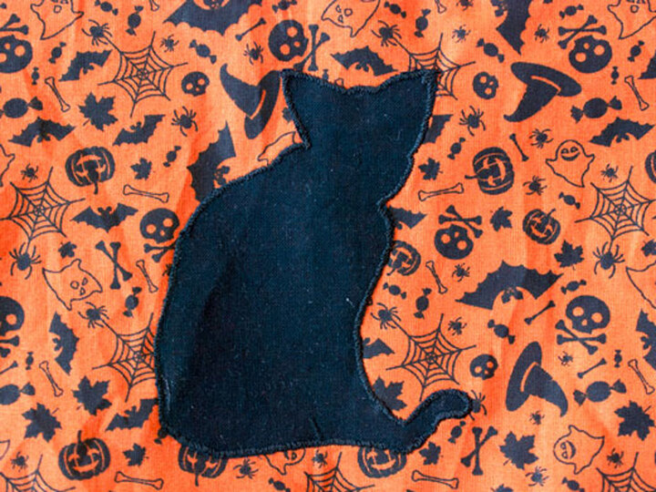 Halloween Plotterdatei 3er Set - mit Nähanleitung für Halloween-Tasche