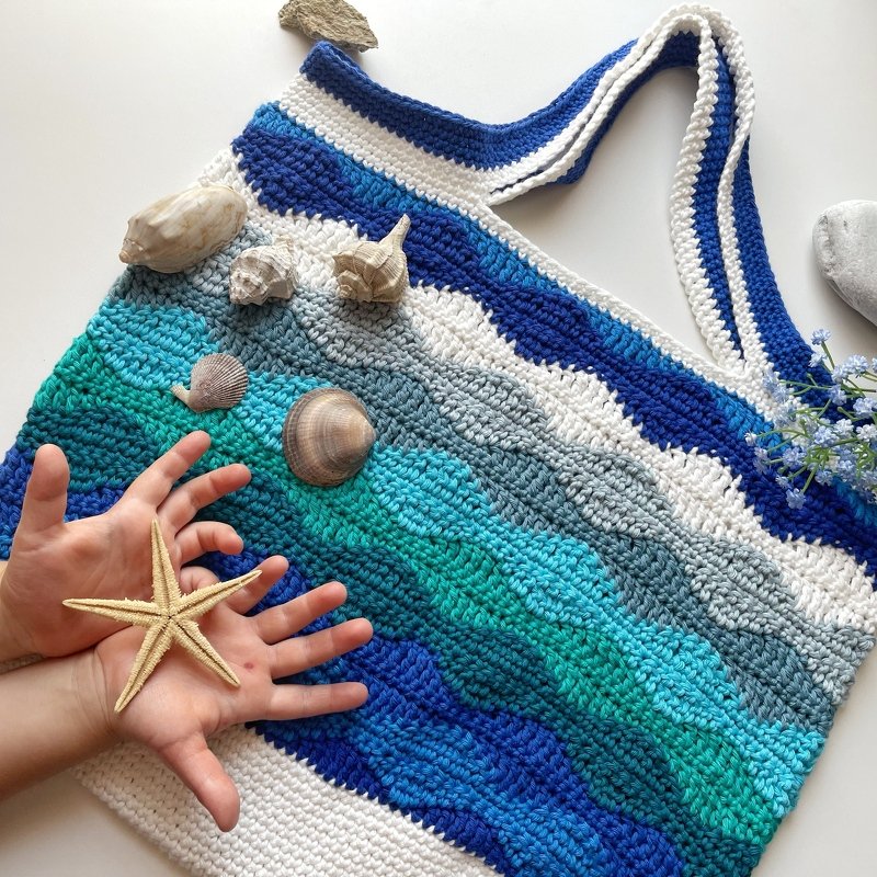 Waves of Nature Tote Bag - Image 3