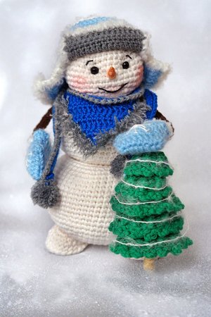 Crochet pattern "Snowman"