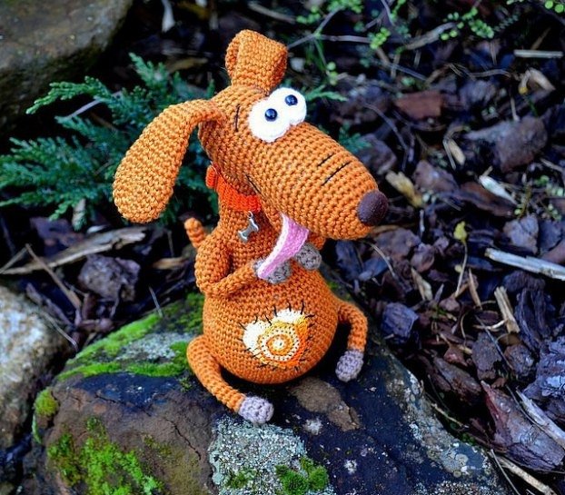 Hund Häckeln Amigurumi Tier Spielzeug Garn