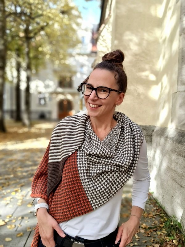 Strickanleitung Tuch Ninelle