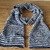 "Football", Shadow Knitting, Illusion Knitting, Motif Scarf