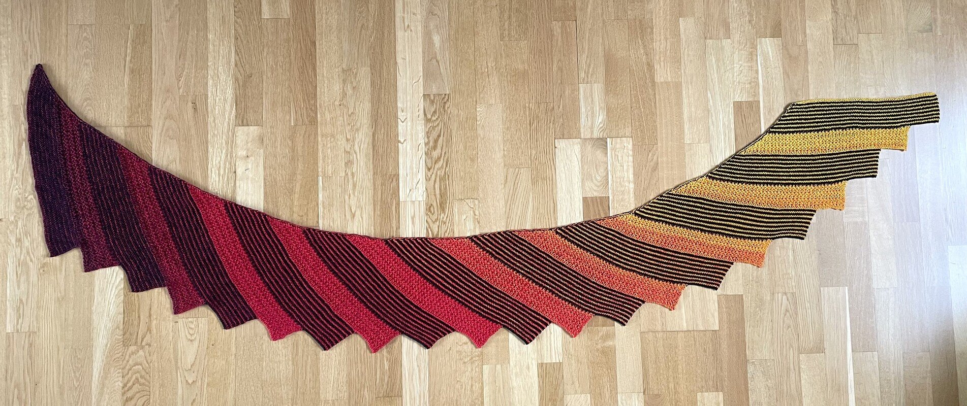 Zackenschal "Auf Zack"